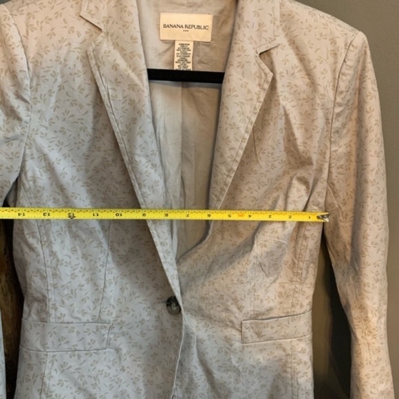 Banana Republic Size 8 Women’s Casual Spring Floral Blazer - Picture 8 of 9
